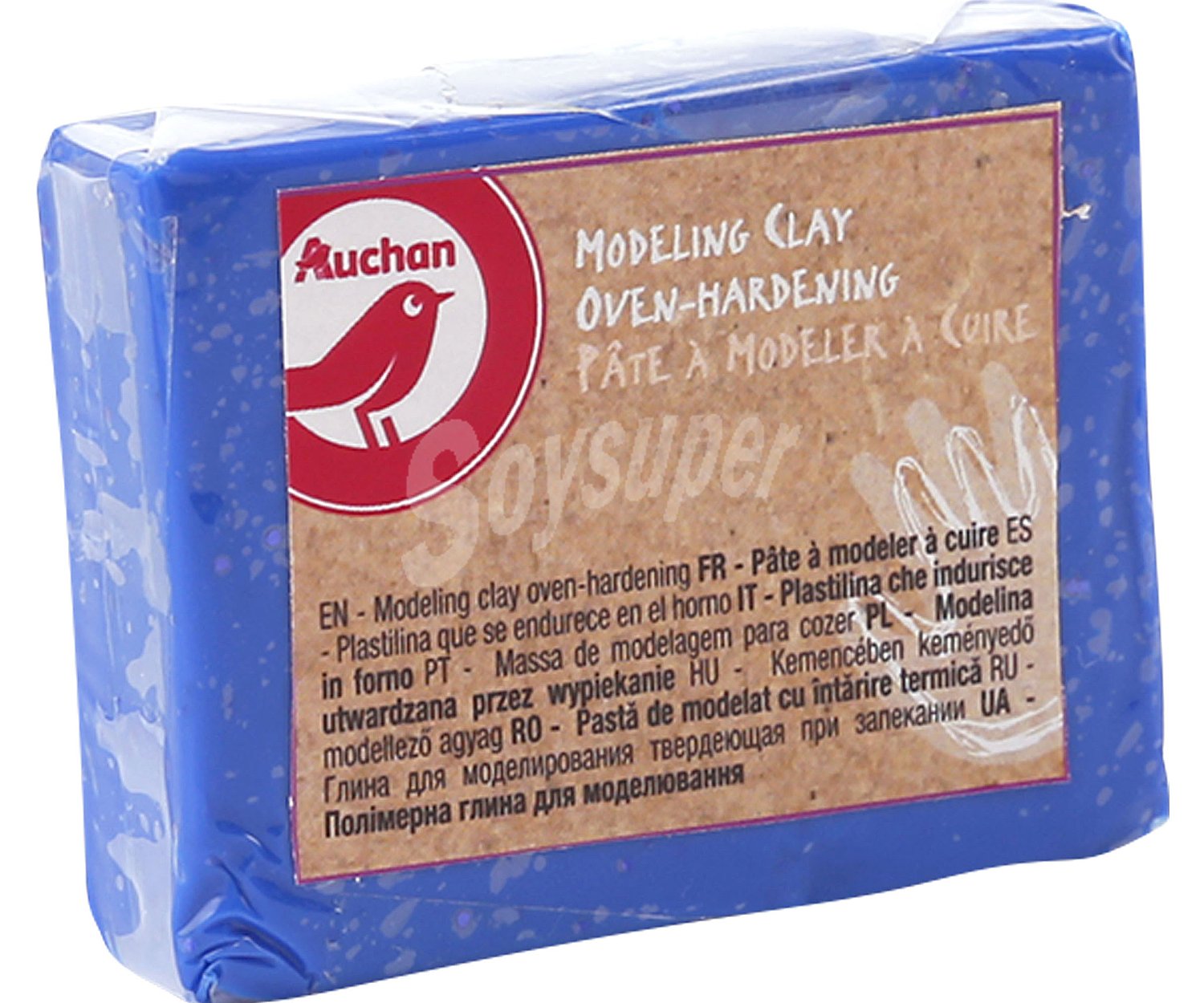 Pasta de modelar al horno de color azul brillante, 57 gramos alcampo