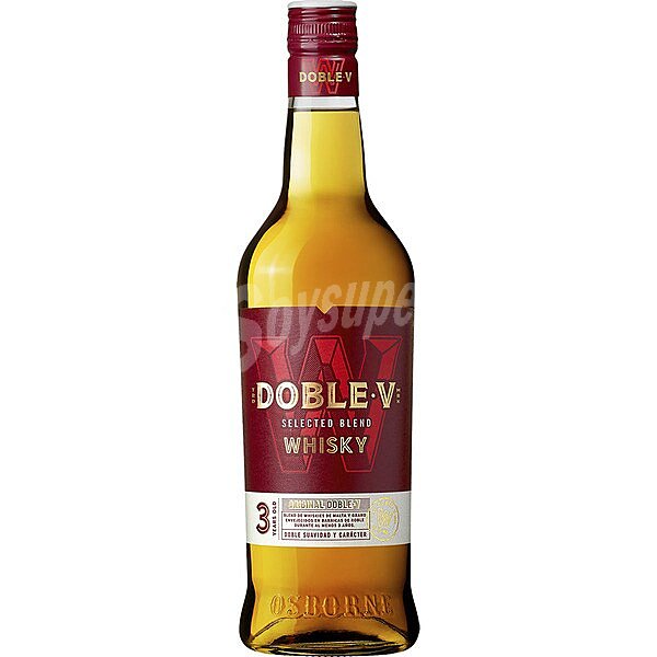 Whisky selected blended, elaborado en España