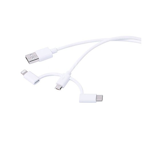 Cable Usb a lightning/microusb/tipo-c, qilive, longitud 1,2m