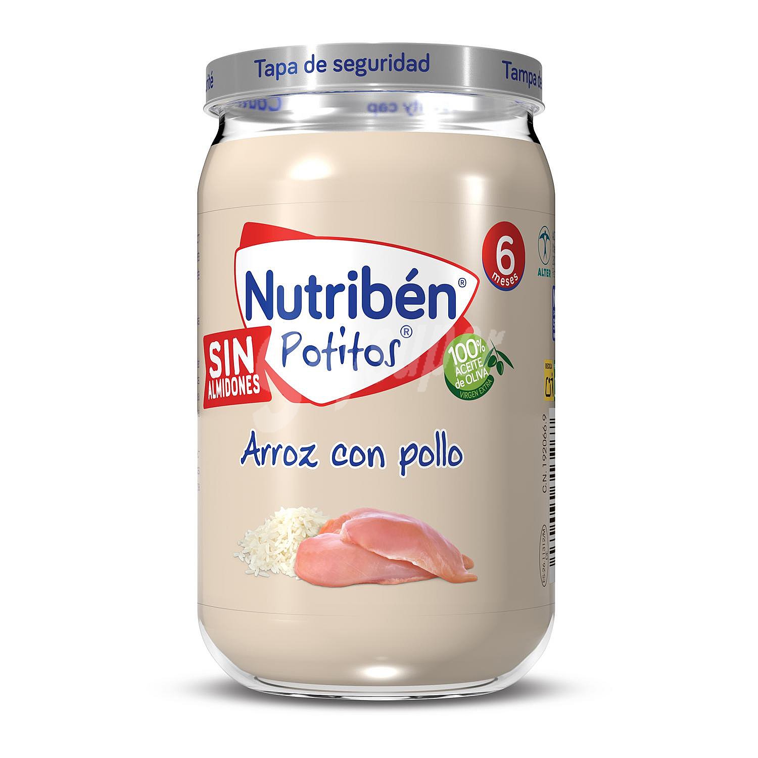 Potitos® de pollo con arroz a partir de 6 meses