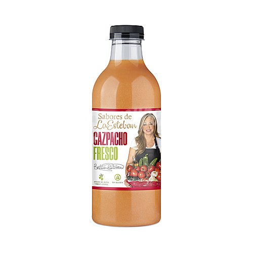 Sabores DE LA esteban Gazpacho fresco sin aditivos, elaborado con ingredientes de origen 100% natural sabores DE LA esteban