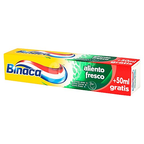 Binaca Pasta de dientes efecto aliento fresco binaca