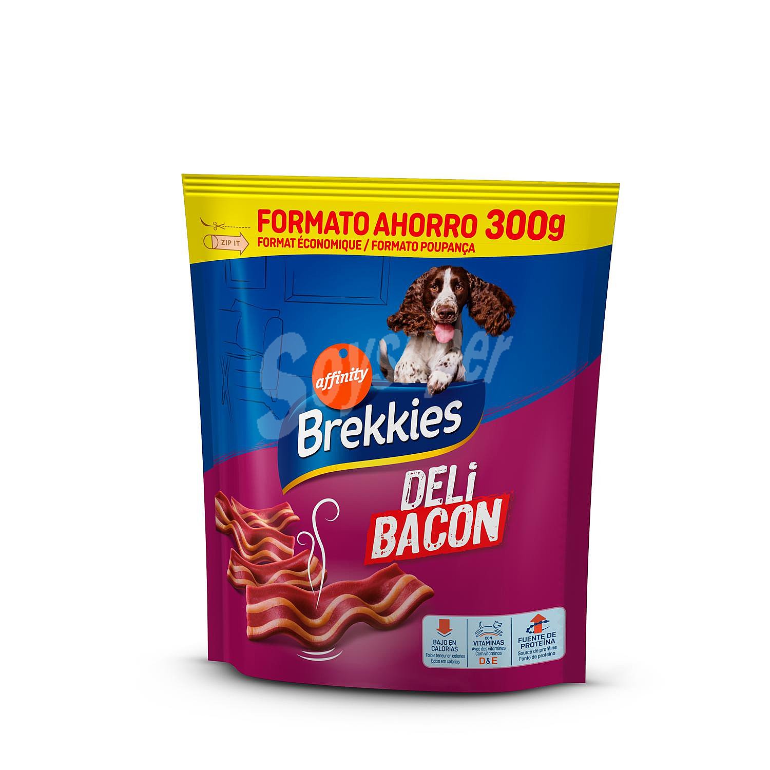 Snack para perros con sabor a bacon