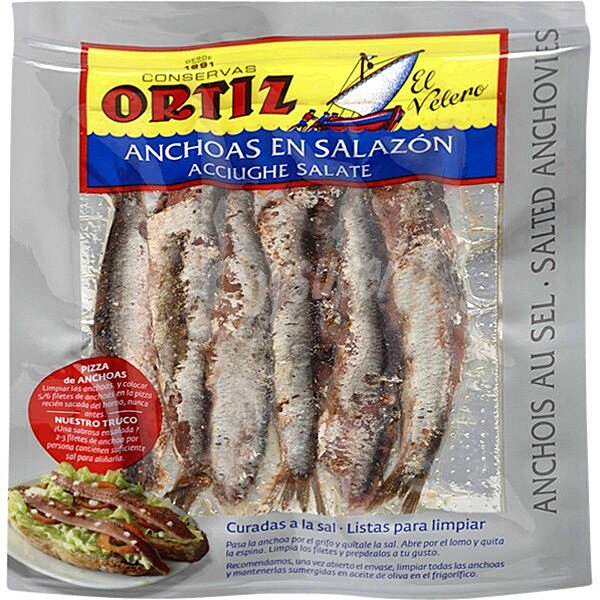 Anchoas en salazón