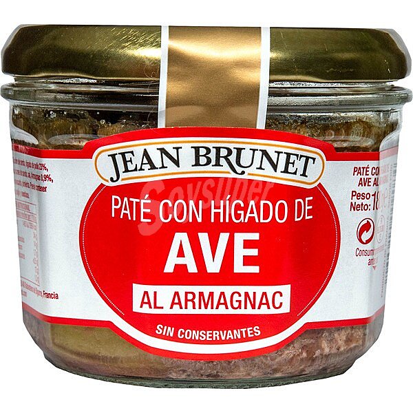 Paté de hígado de ave al Armagnac