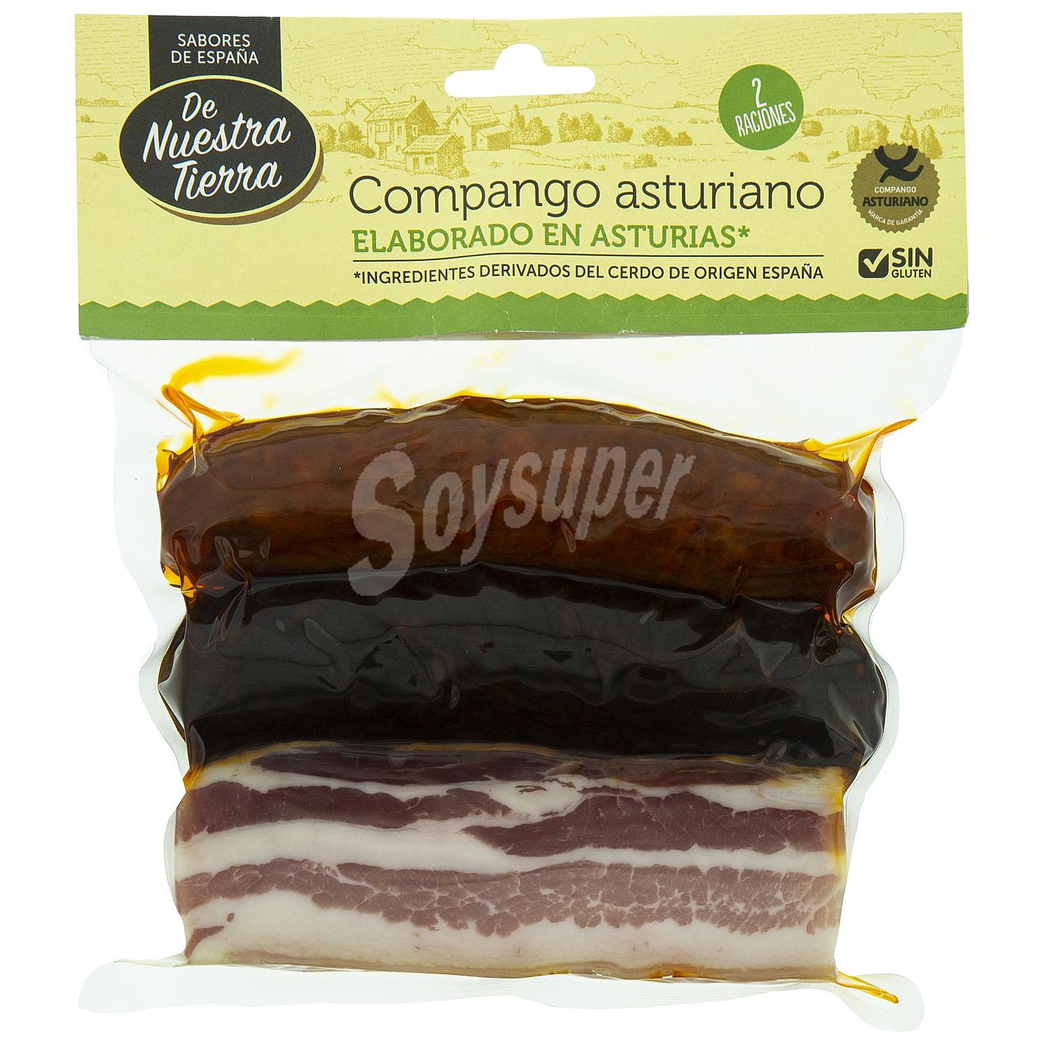 Compango asturiano sin gluten