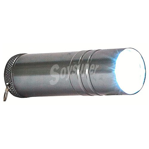 Linterna de aluminio 9 led, producto alcampo