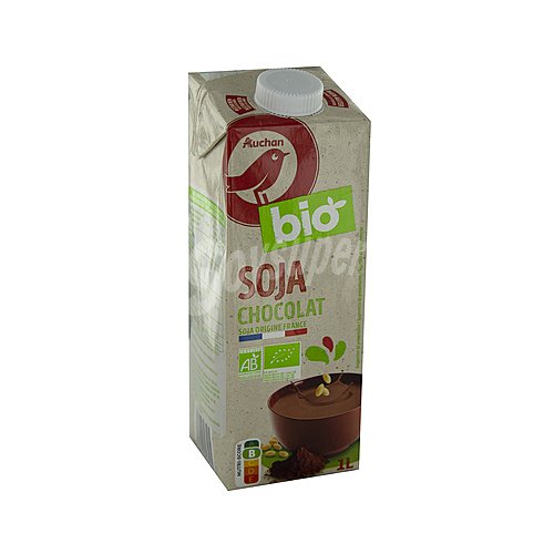 Alcampo ecológico Bebida de soja sabor chocolate alcampo ecológico