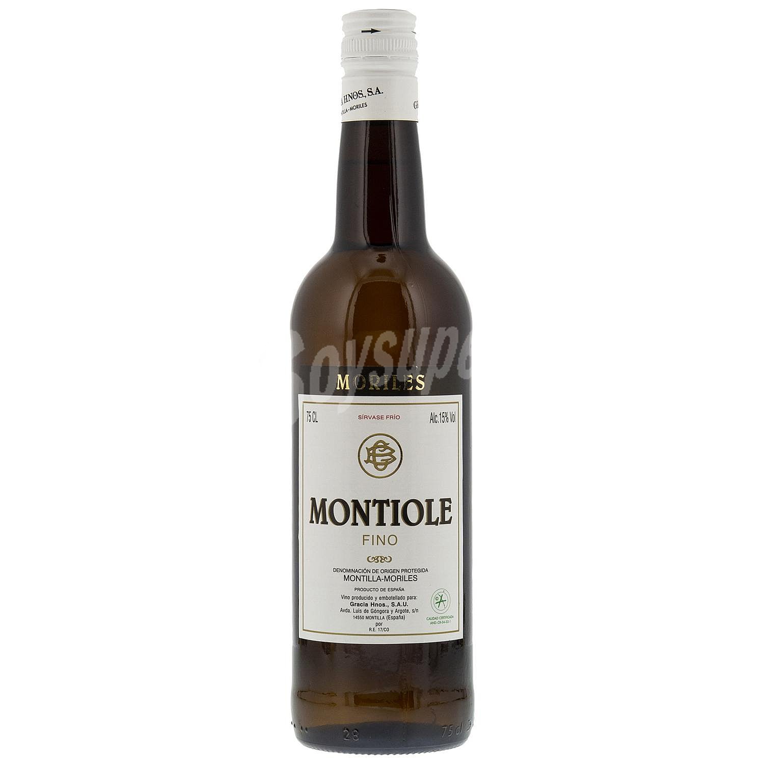 Vino fino crianza bajo velo flor pedro ximenez Montiole D.O. Montilla-Moriles