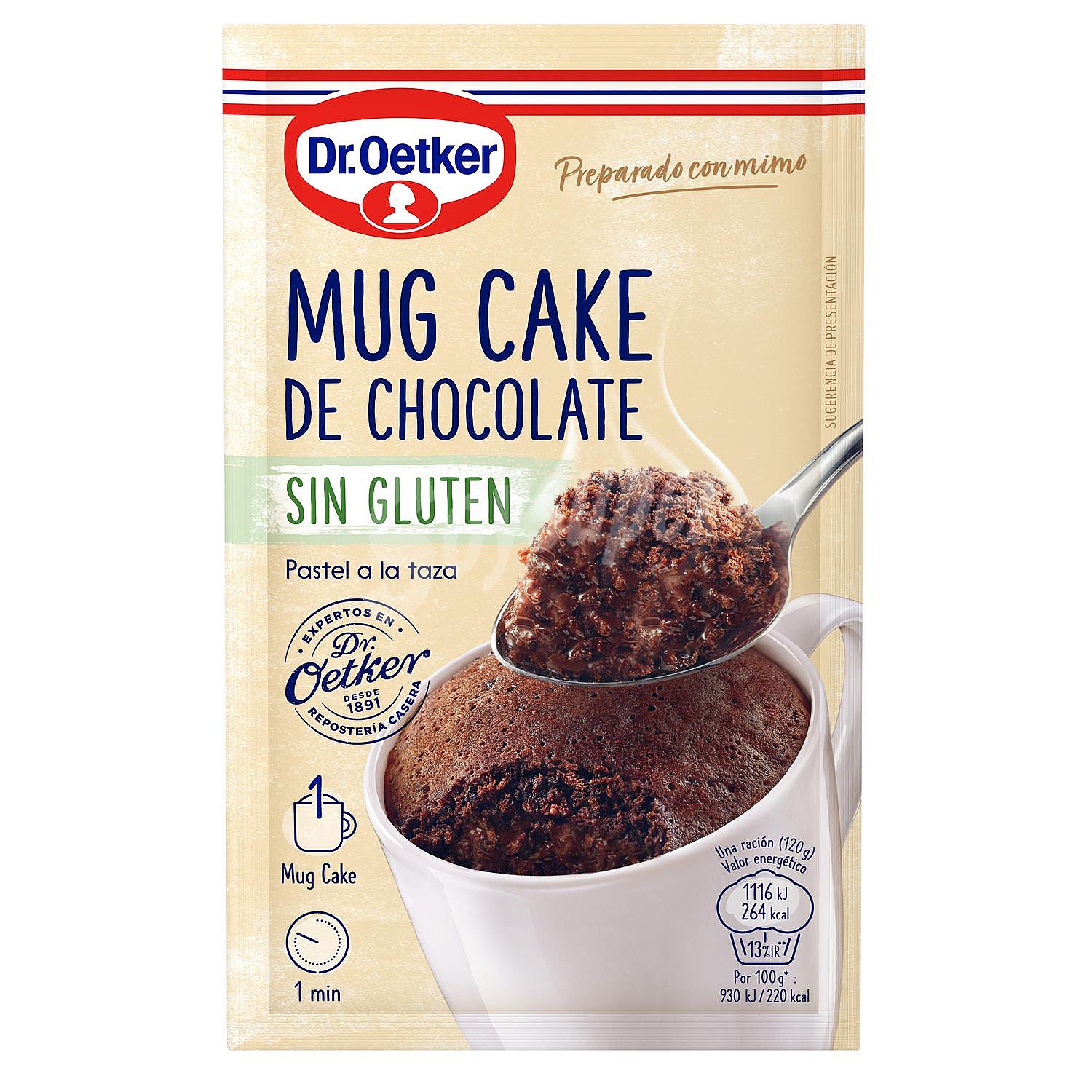 Preparado para pastel de chocolate Dr. Oetker sin gluten