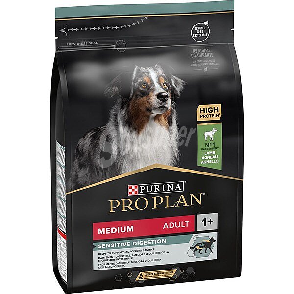 Sensitive Digestion pienso para perros adultos tamaño mediano con cordero