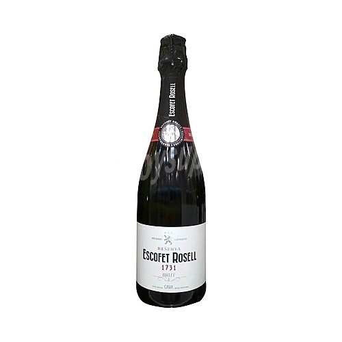 Escofet rosell Cava brut reserva elaborado siguiendo el método tradicional escofet rosell