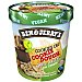 Non Dairy helado vegetal de caramelo con cookies y trocitos de chocolate