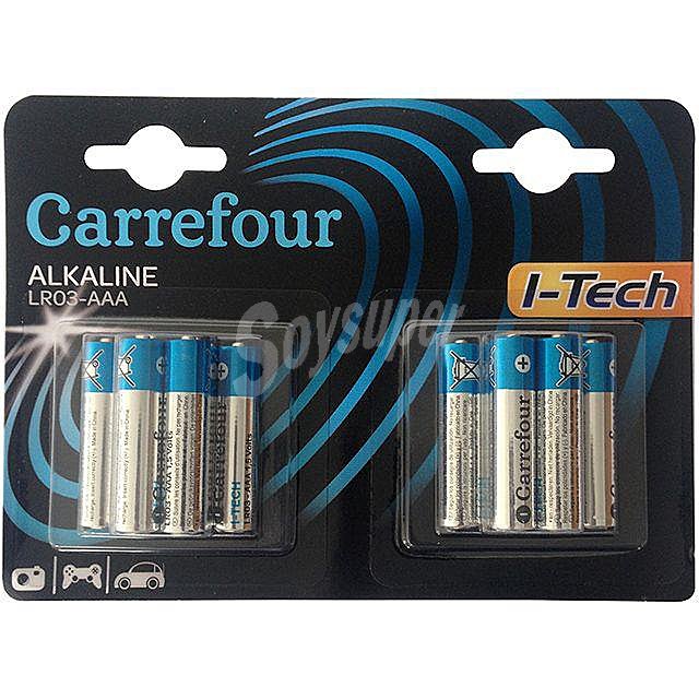 Pilas Alcalinas i-tech Carrefour Lr03 (aaa)