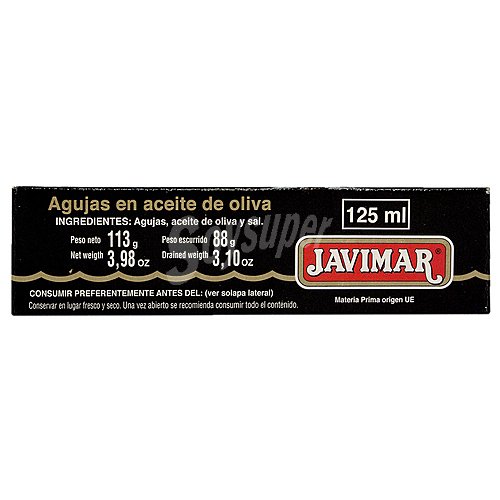 Javimar Conservas de agujas en aceite de oliva javimar