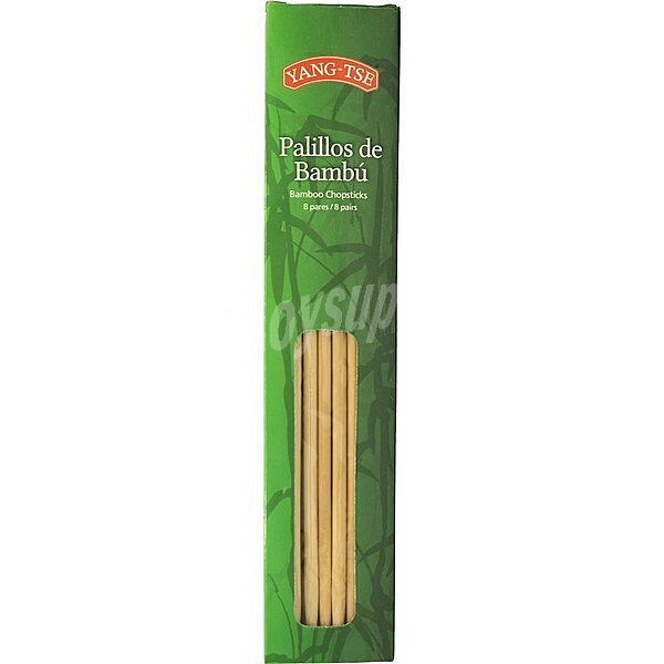 Palillos de bambú