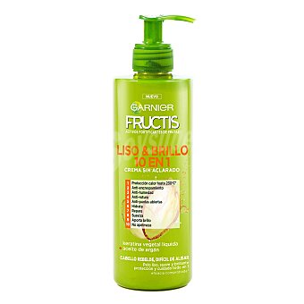 Crema gel liso&brillo 10 en 1 sin aclarado Garnier-Fructis