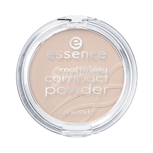 Essence Polvos compactos matificantes, de textura fina y tono 02 Soft beige essence