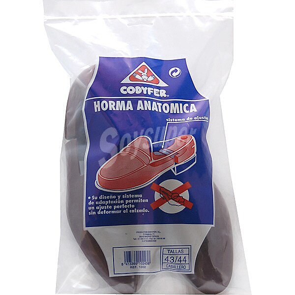 Horma anatómica talla 43-44