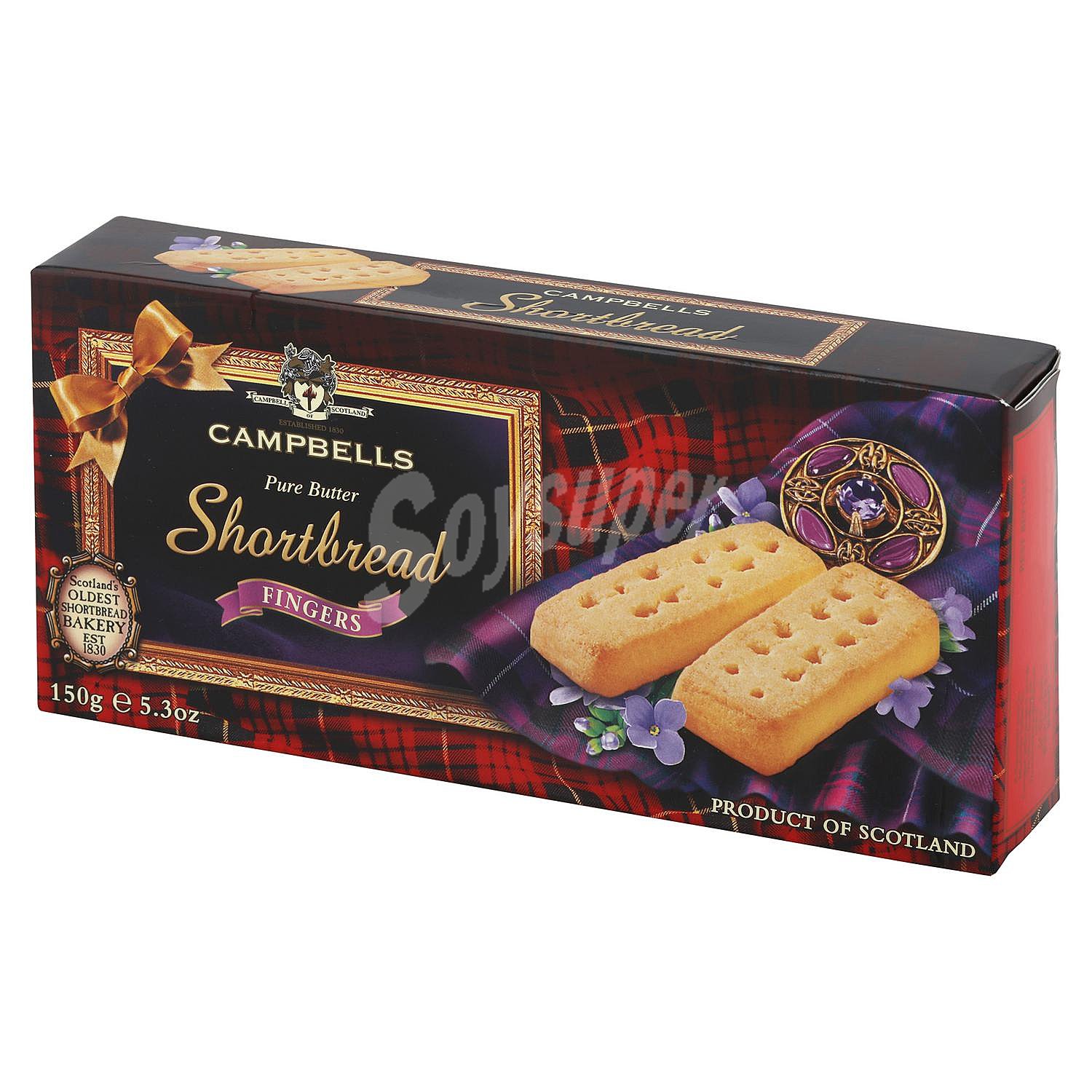 Galletas de mantequilla Shortbread Fingers Campbells