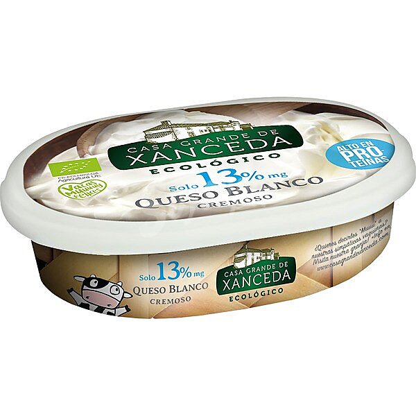 Queso cremoso ecológico