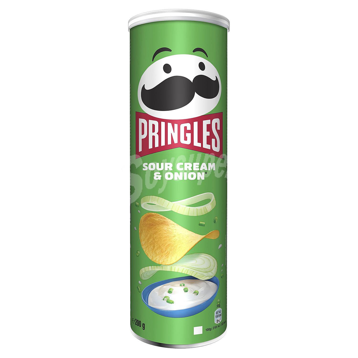 Aperitivo de patata sabor crema agria y cebolla Pringles