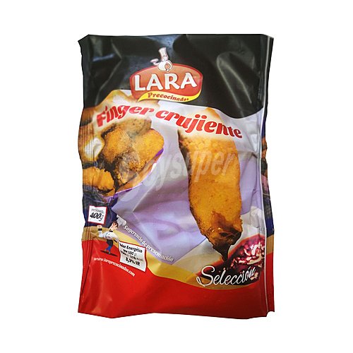 Lara Fingers crujientes (pechuga de ave empanada) congelados lara Selección