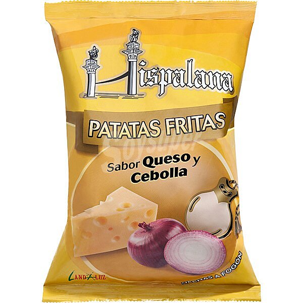 Patatas fritas sabor queso y cebolla