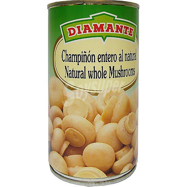 champiñones enteros al natural