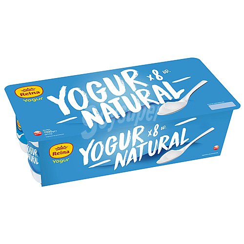 Reina Yogur natural elaborado sin gluten reina