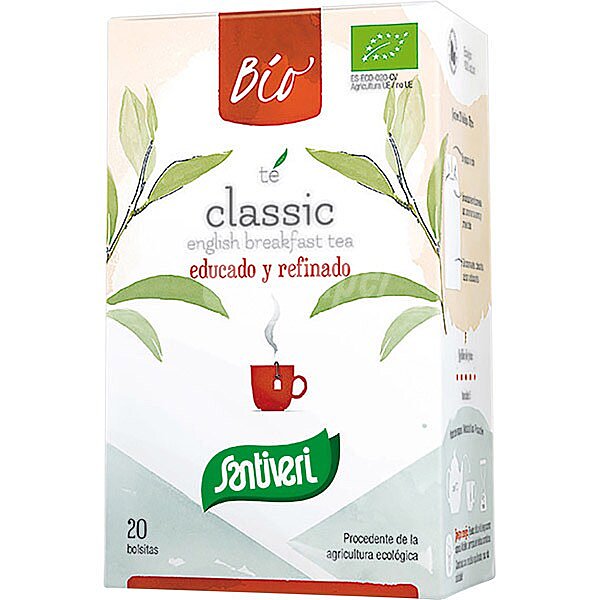 Te classic ecologico english breakfast educado y refinado