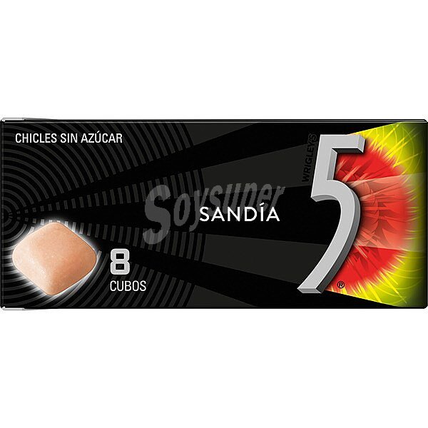 Chicle de sandía en cubo Lc