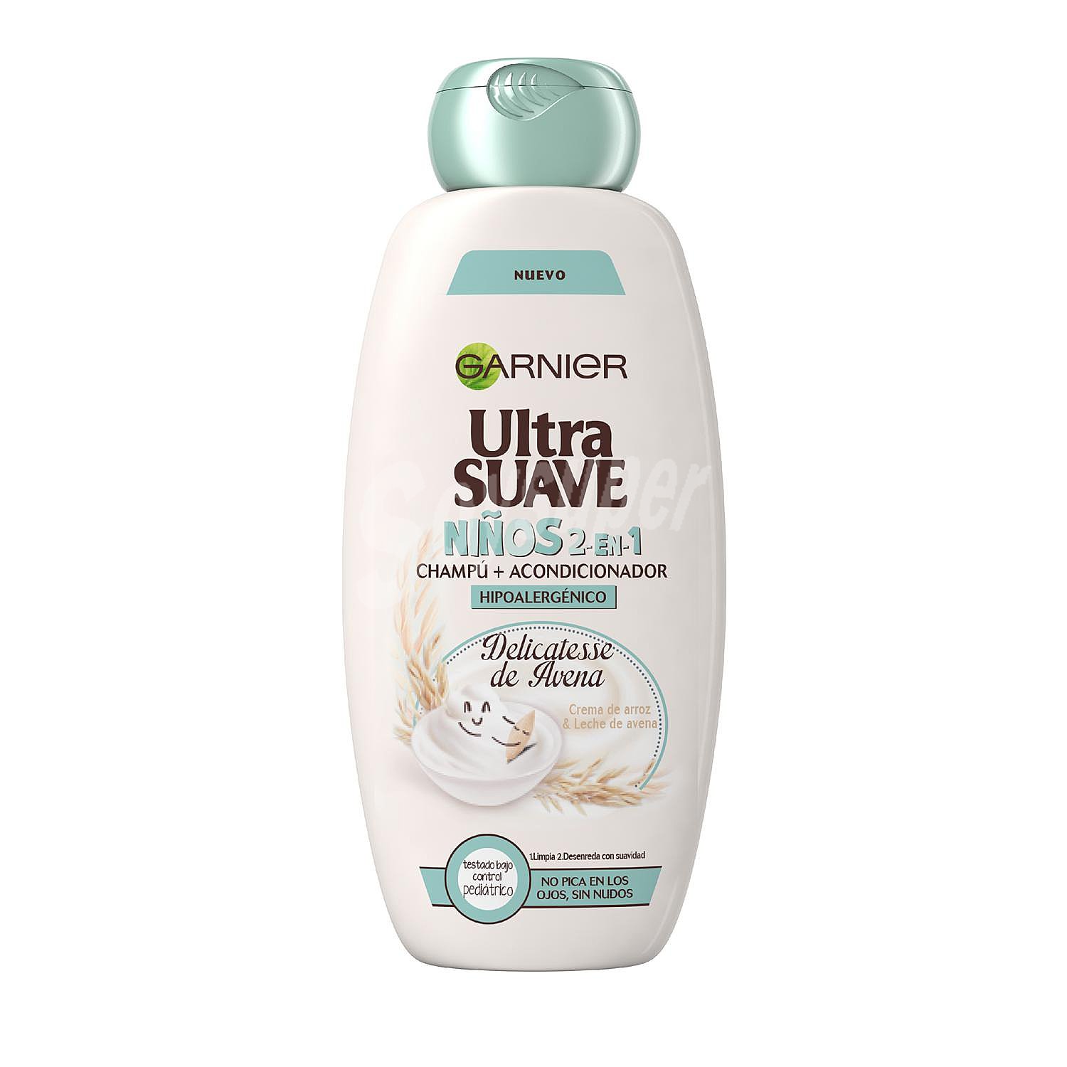 Champú niños 2 en 1 Delicatesse de Avena para cabello sensible Ultra Suave