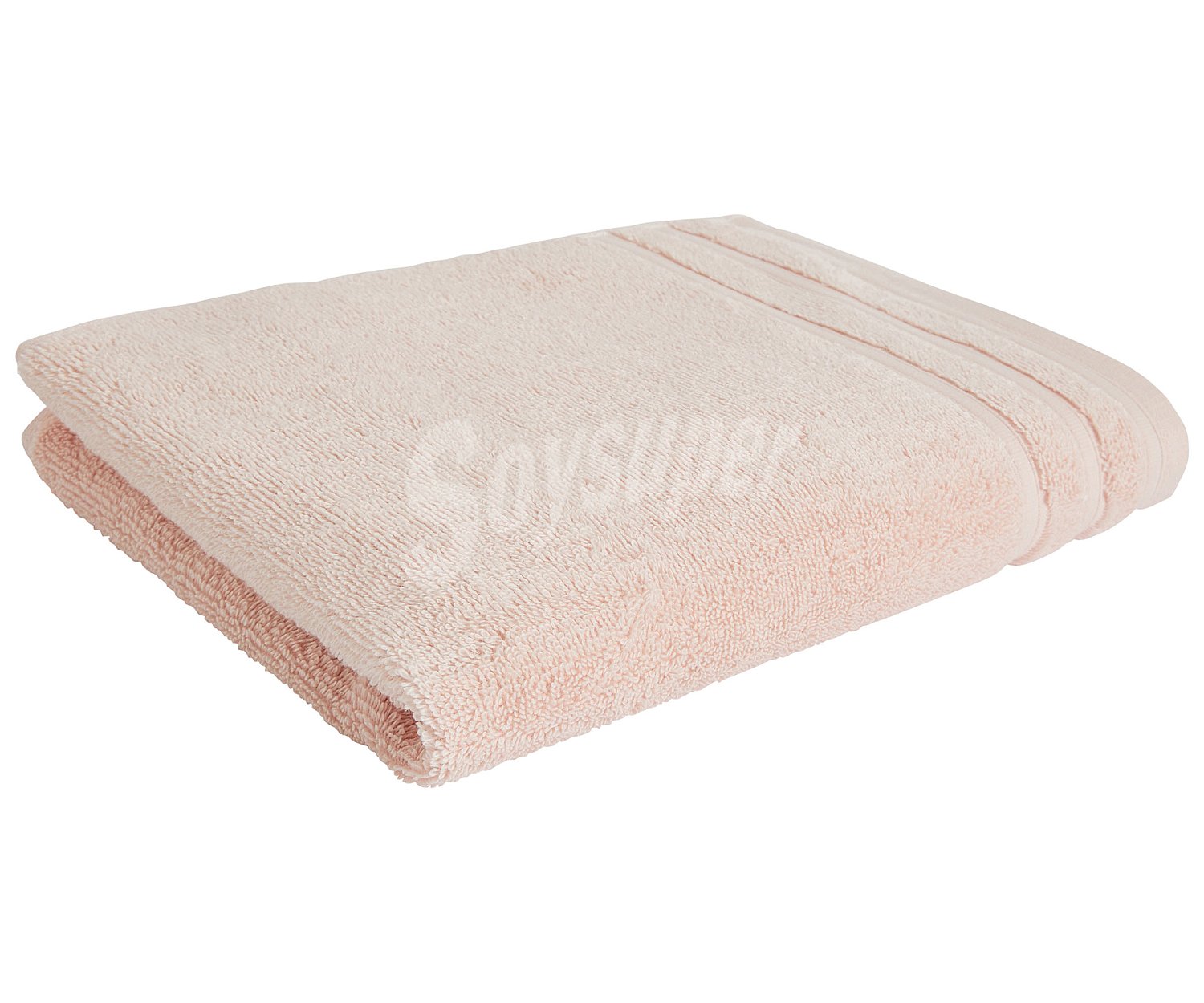 Toalla de lavabo 100% algodón color rosa palo, densidad de 500g/m², actuel.