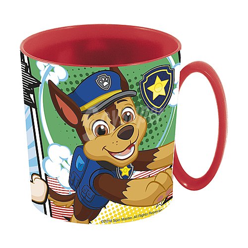 Taza infantil apta para microondas con diseño Patrulla Canina, , patrulla canina