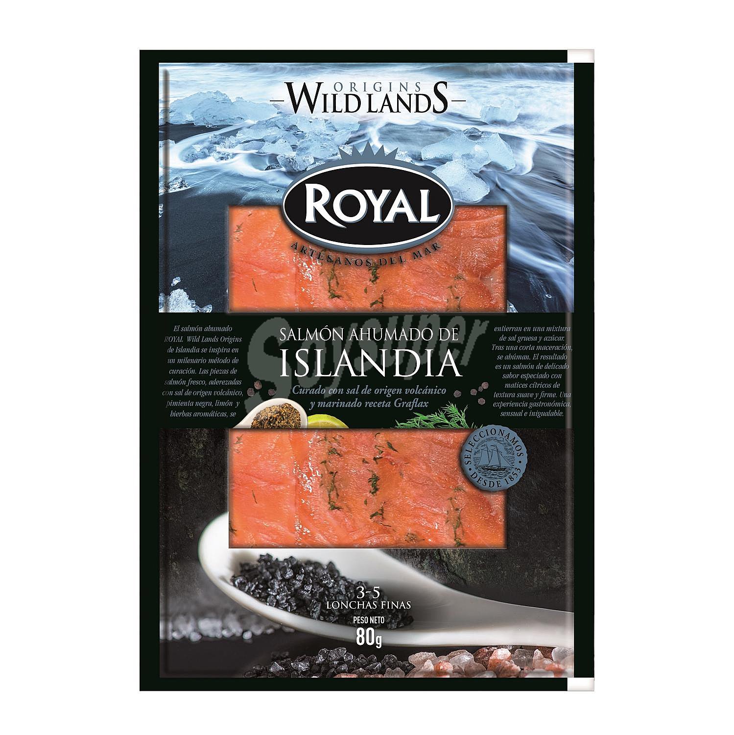 Salmón ahumado de Islandia curado con sal volcánica y marinado receta Graflax Royal