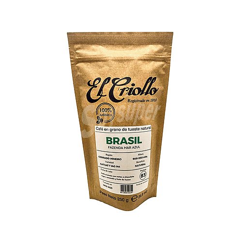 EL criollo Café en grano tueste natural Brasil EL criollo