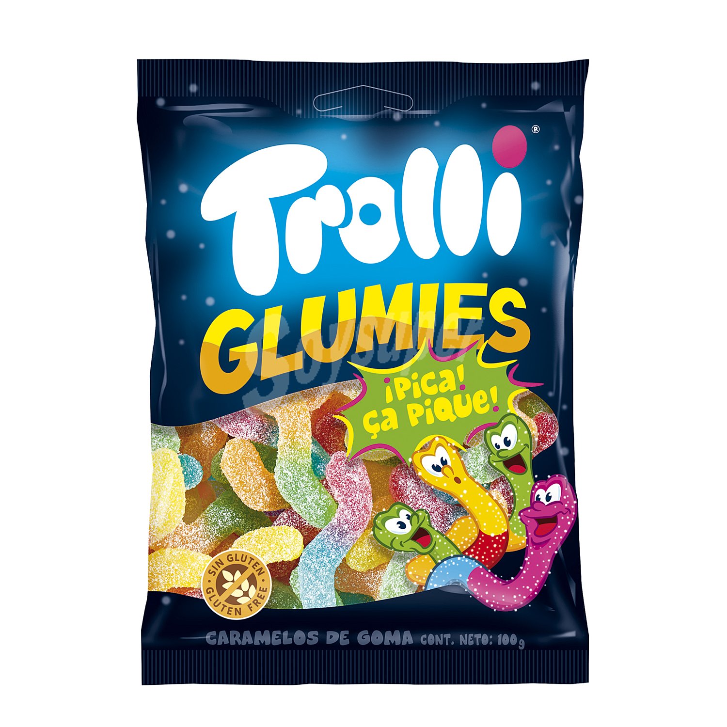 Golosinas gusanos ácidos Trolli