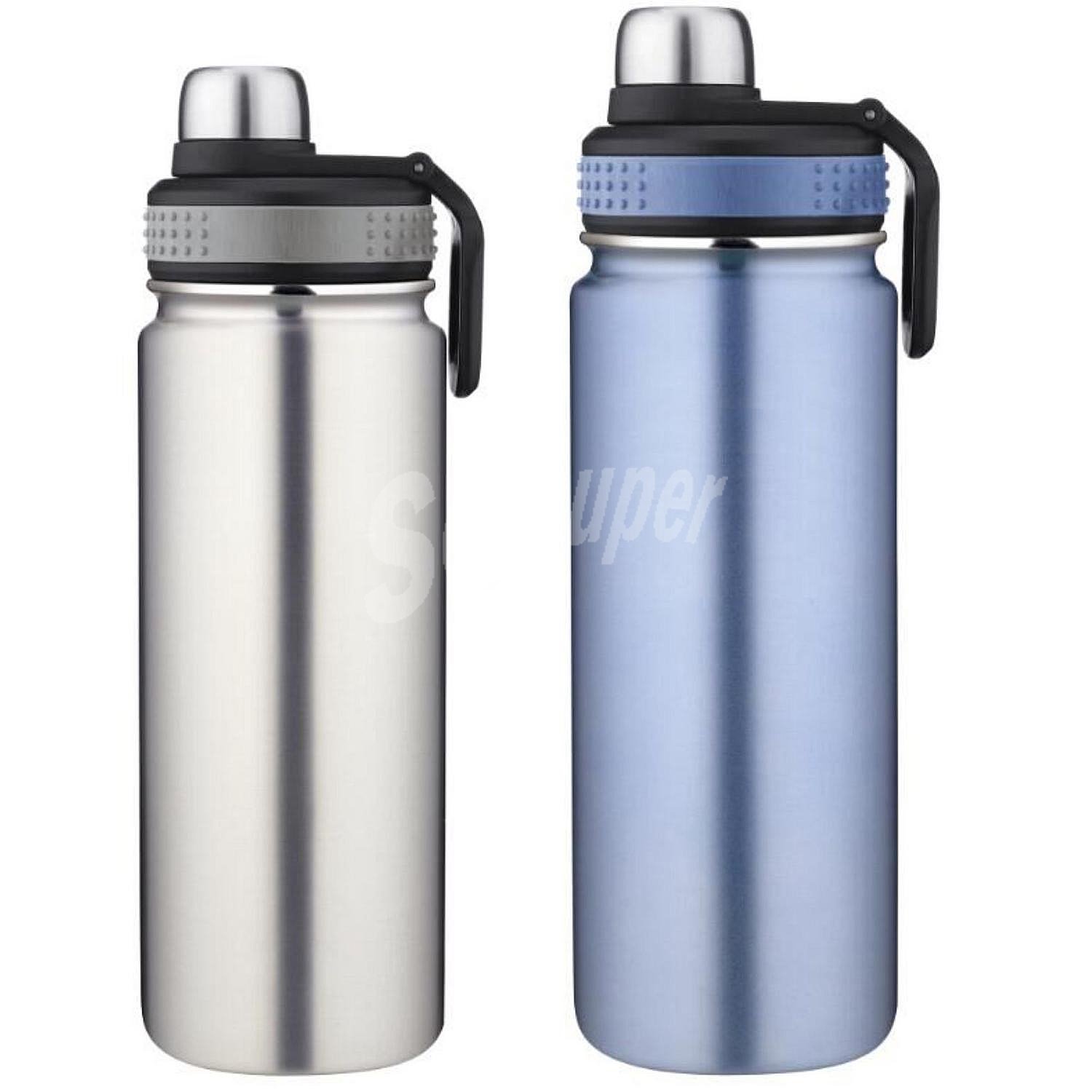 Set de 2 Botellas Acero Inoxidable Doble Pared y 680 ml