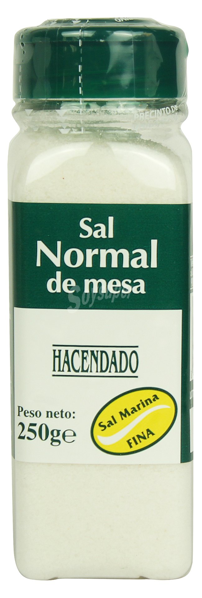 Sal salero normal de mesa