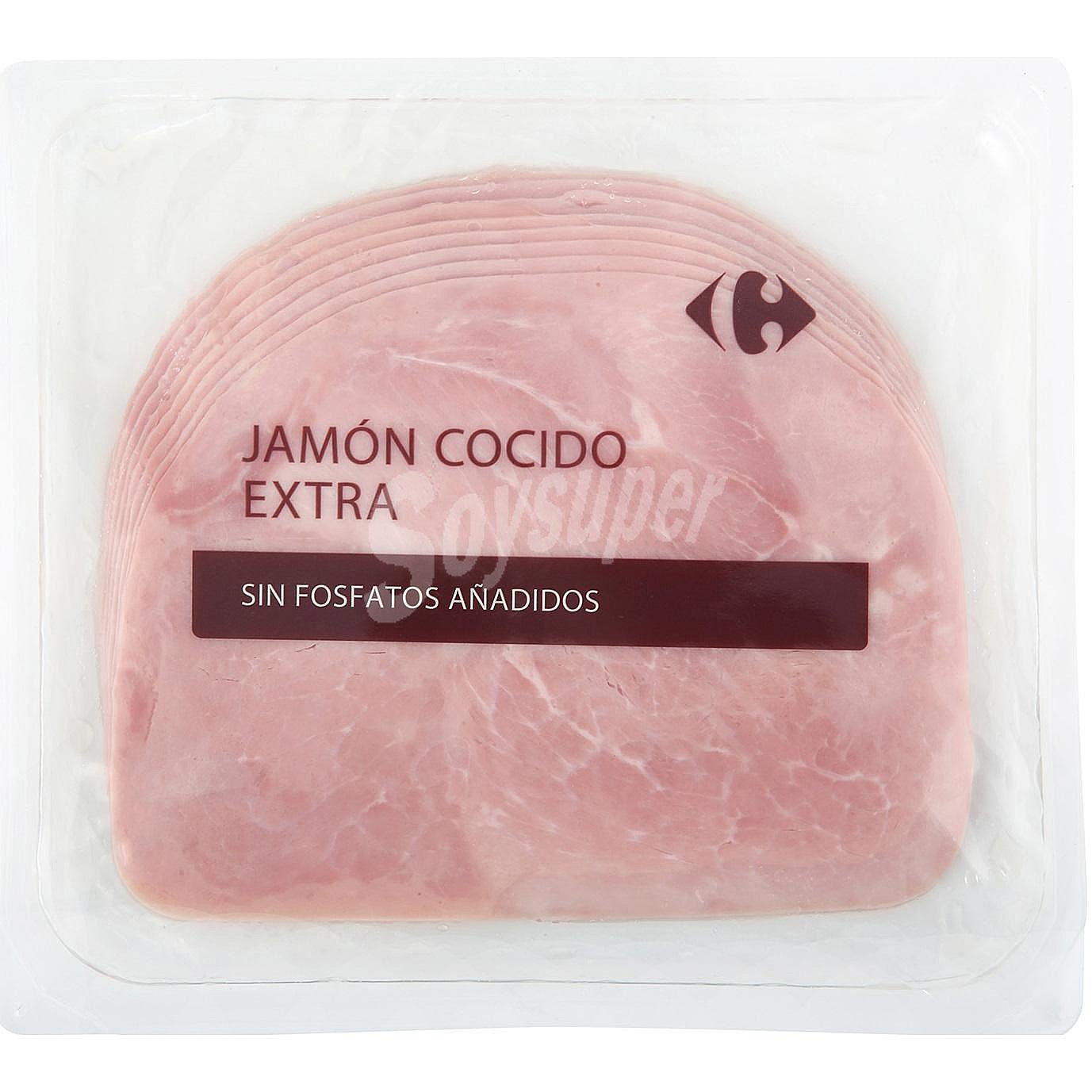 Jamon cocido extra sin fosfatos añadidos