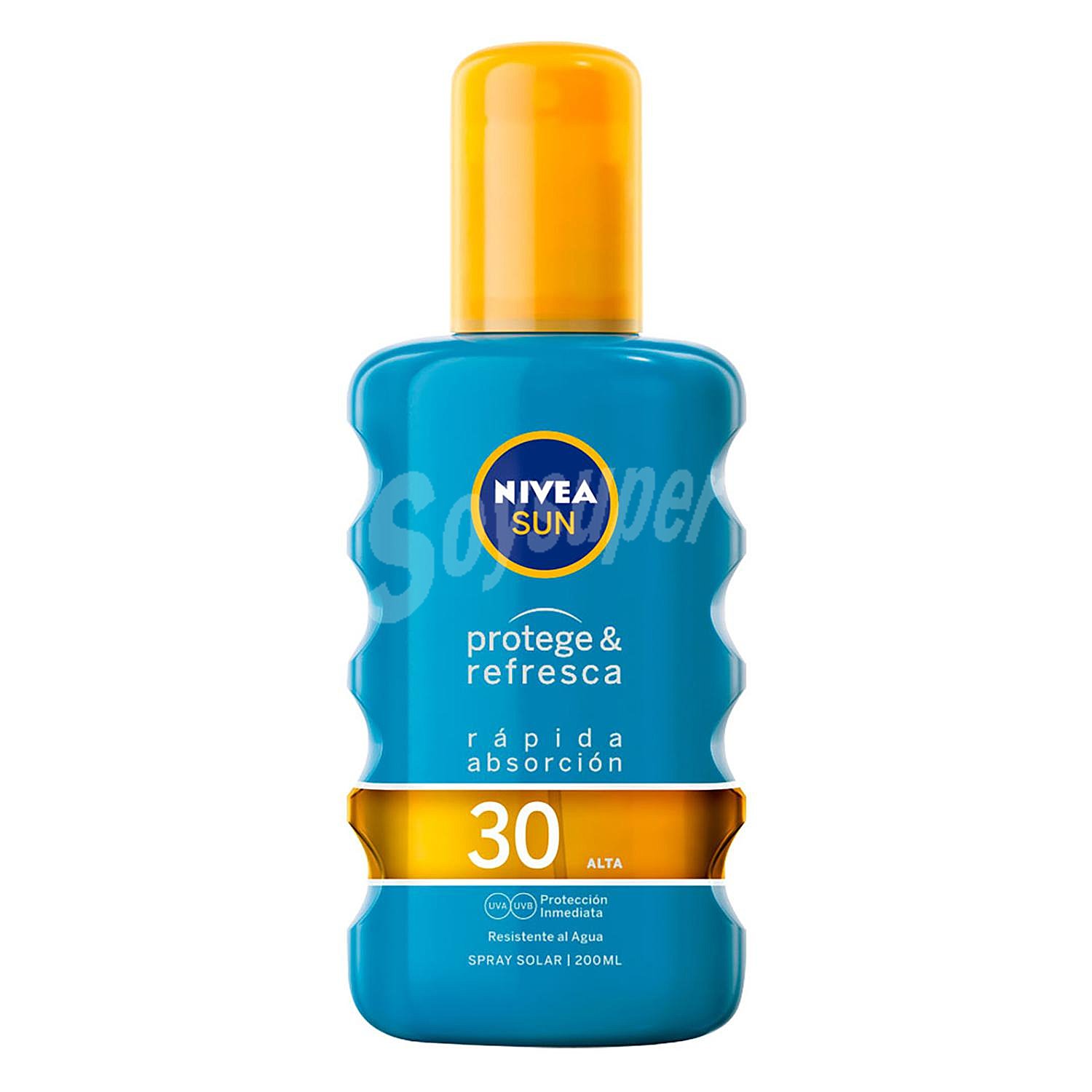 Sun protector solar invisible protege&refresca spf 30