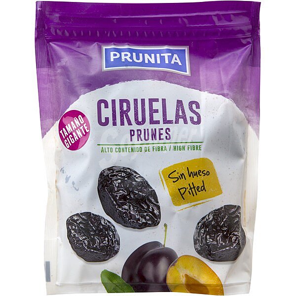 Ciruelas pasas sin hueso