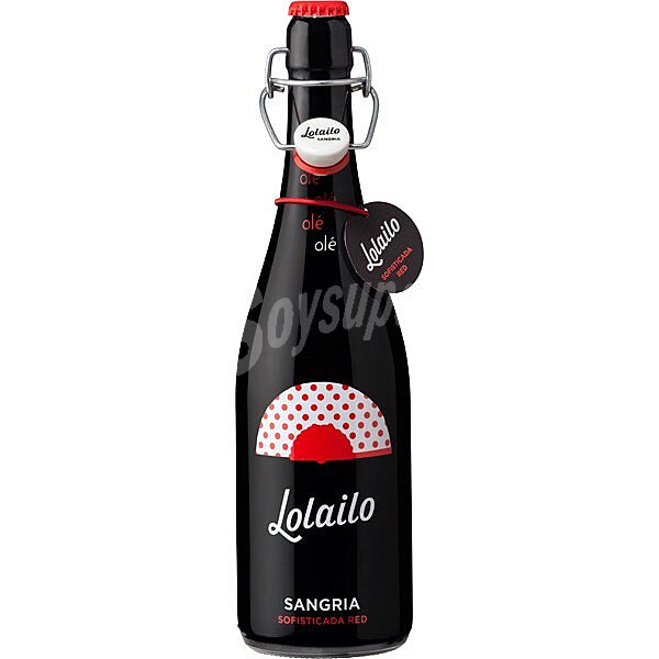 Sofisticada Red sangría de vino tinto botella 75 cl