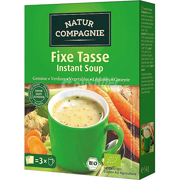 Sopa instantanea de verduras Bio ecologica caja 73 g