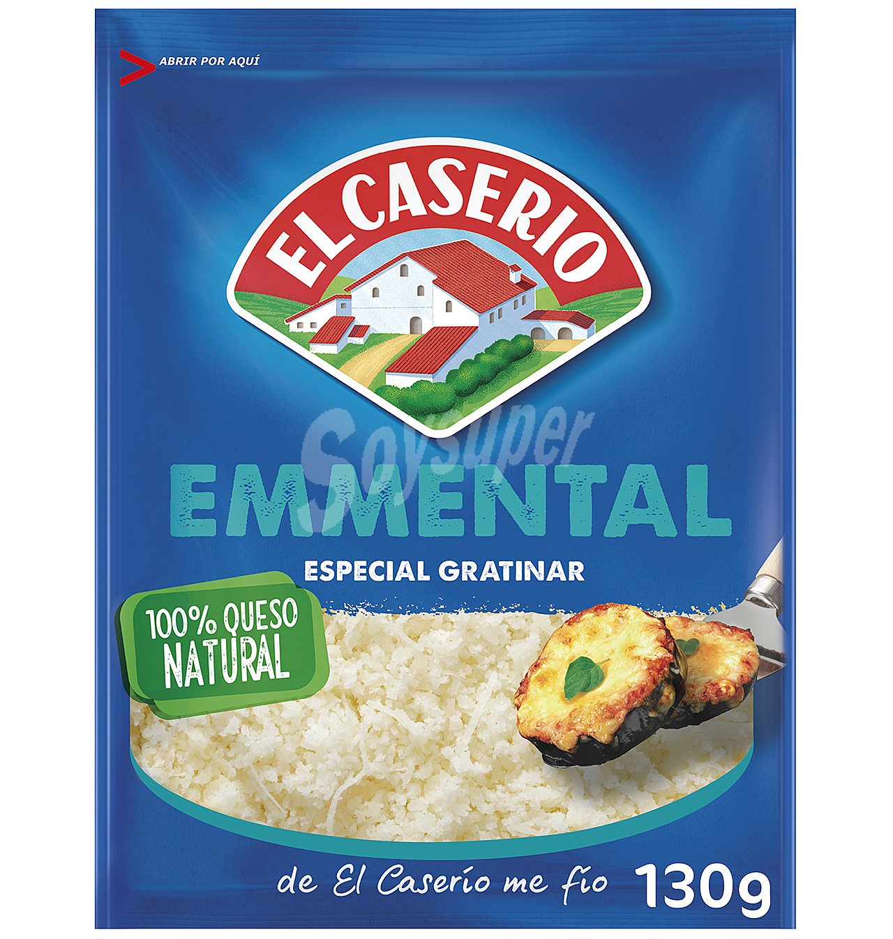 Queso rallado emmental