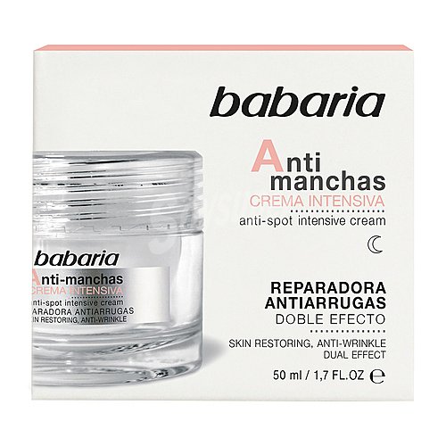 Babaria Crema faical intensiva doble acción (reparadora y antiarrugas) babaria