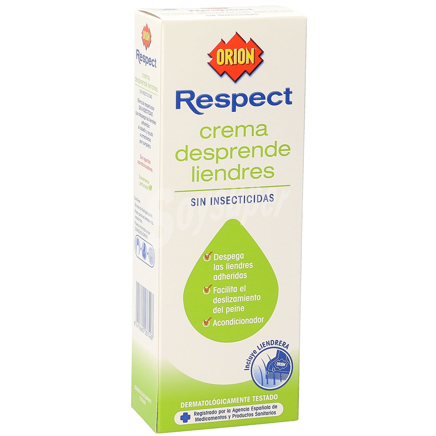 Respect crema desprende liendres sin insecticidas