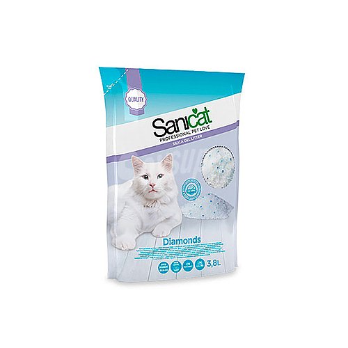 Sanicat Arena para gatos sílice sanicat diamonds