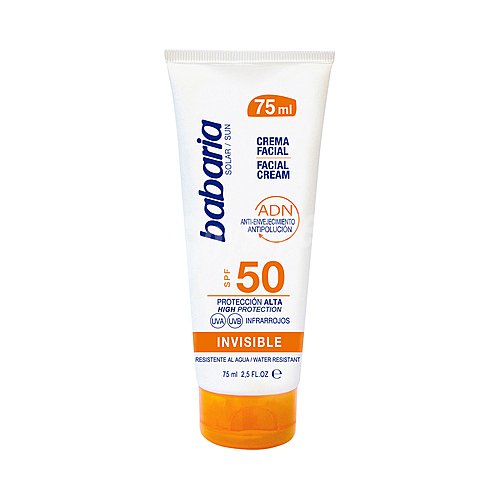 Babaria Crema facial, resistente al agua y con FPS 50 (muy alta) babaria